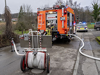 Backnang Polizei Backnang Küchenbrand