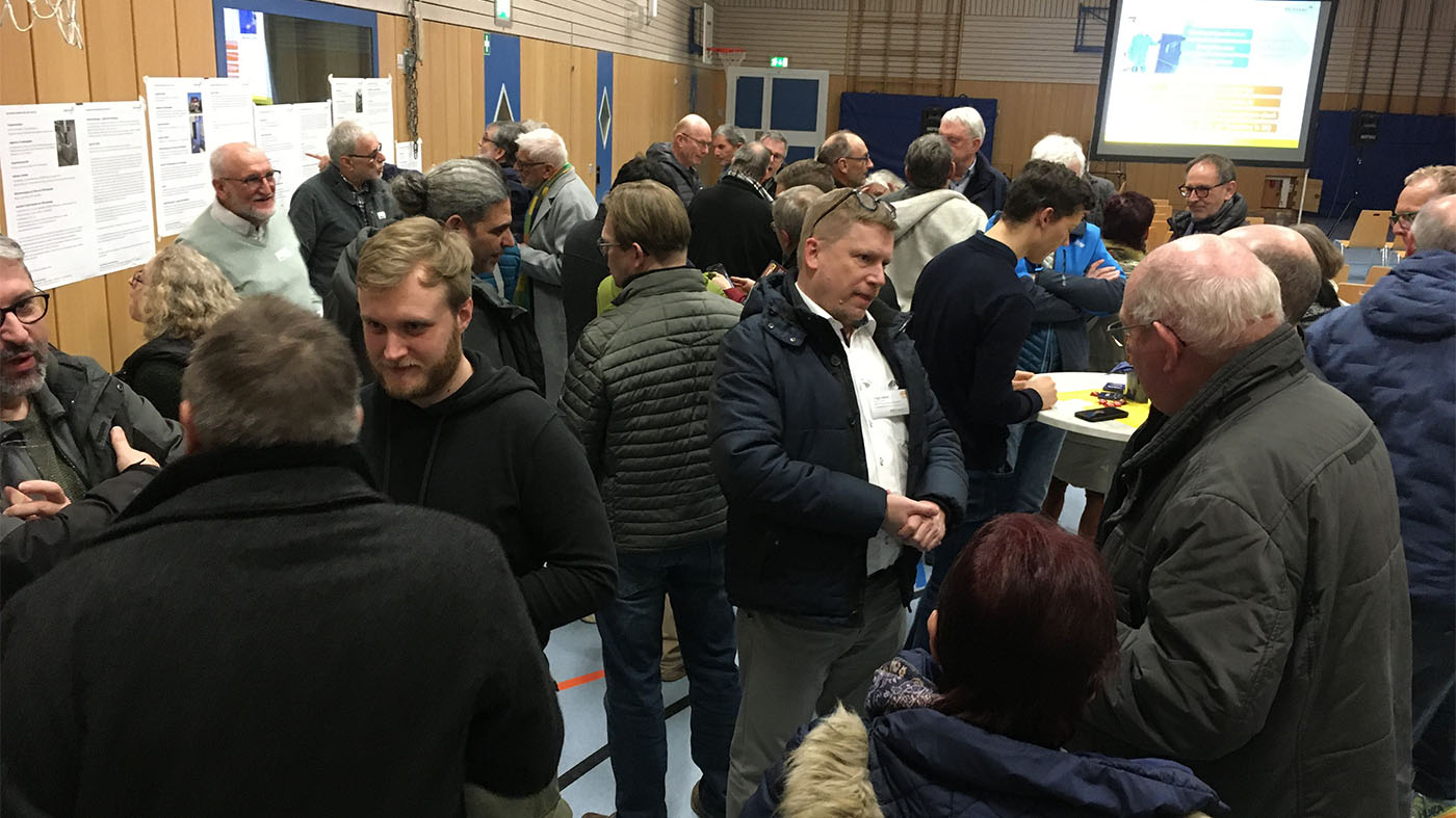 Zahlreiche Hausbesitzer informierten sich beim Maubacher Wärmepumpenabend | © Stadtverwaltung Backnang, Pressestelle