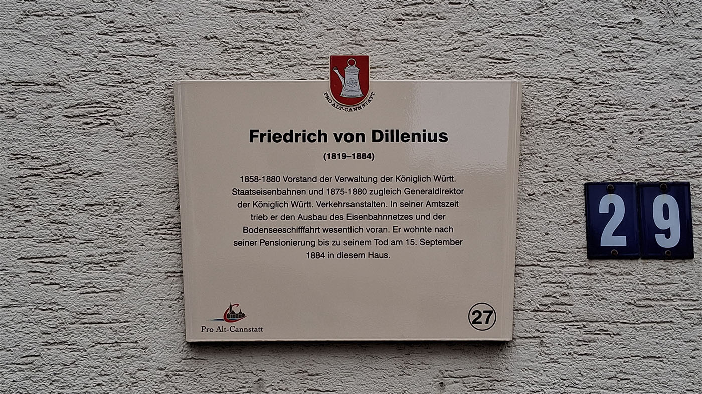 Bei den Landtagswahlen 1876 wurde Friedrich von Dillenius wiedergewählt