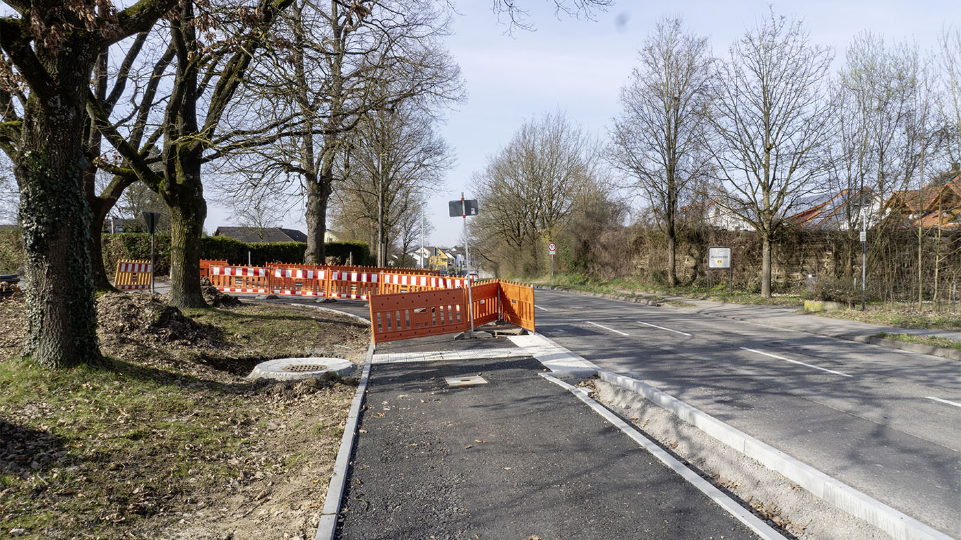 Baustelle bei Backnang-Waldrems