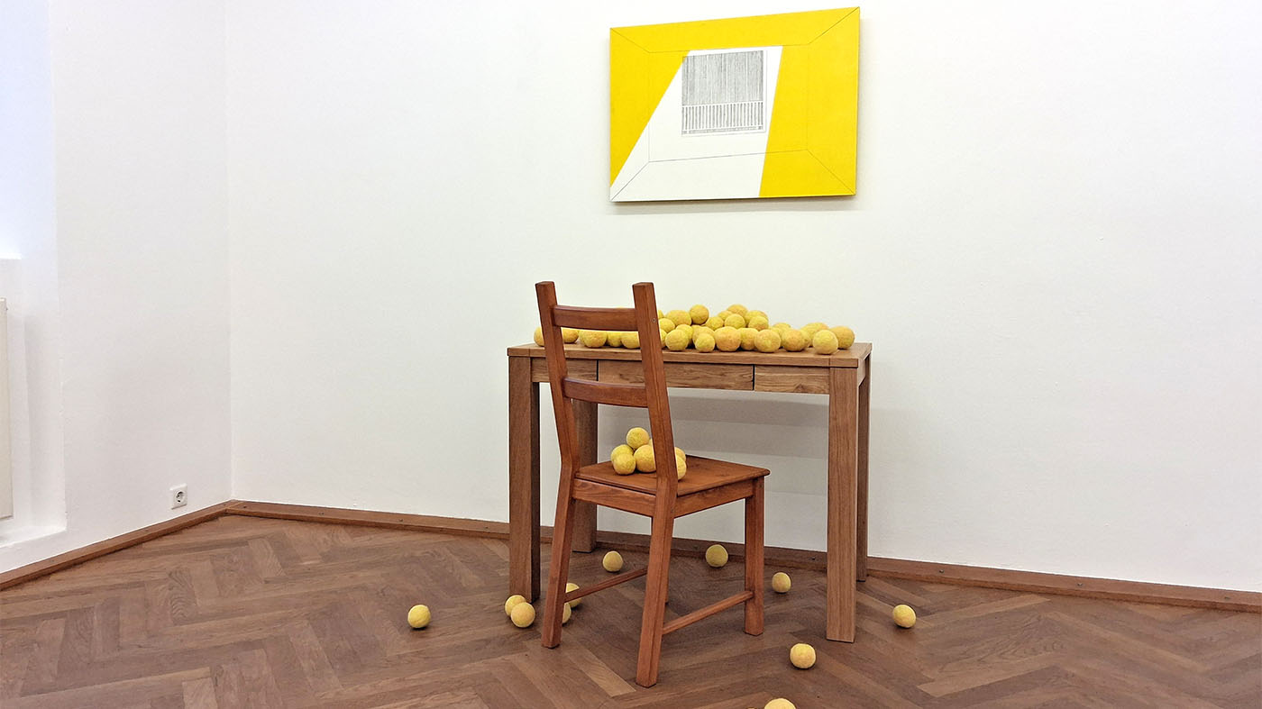 Installation von Eujeong Kim Klasse Reto Boller Akademie Bildenden Künste Stuttgart 