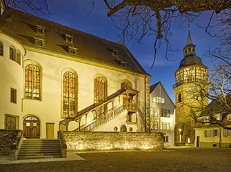 Stiftskirche bei Nacht Backnang