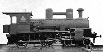 Württembergische Zweizylinder-Verbund-Lokomotive der Klasse AD