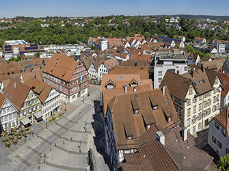 Panorama Innenstadt Backnang