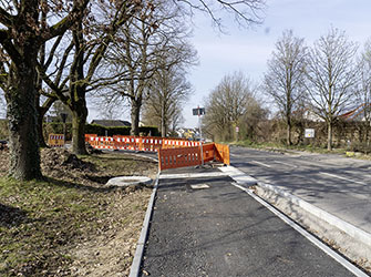 Baustelle bei Backnang-Waldrems