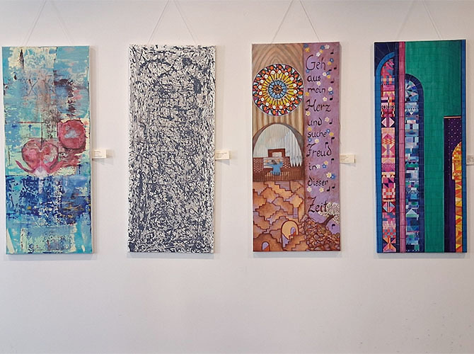 Ausstellung Hoch in der Volkshochschule Backnang