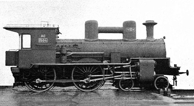 Württembergische Zweizylinder-Verbund-Lokomotive der Klasse AD: