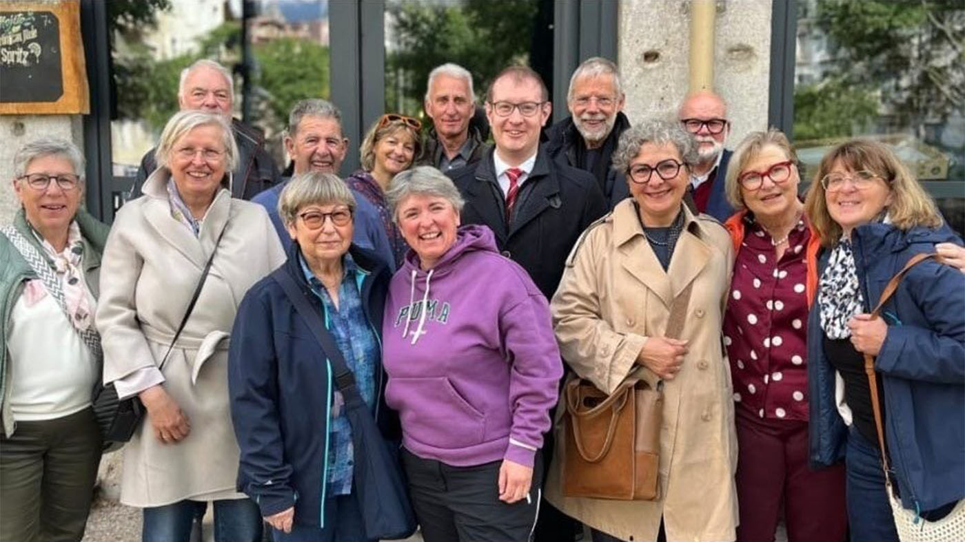 Zusammentreffen mit der Gourmandises d’Ardèche | © Verein Freunde der Städtepartnerschaft Backnang-Annonay