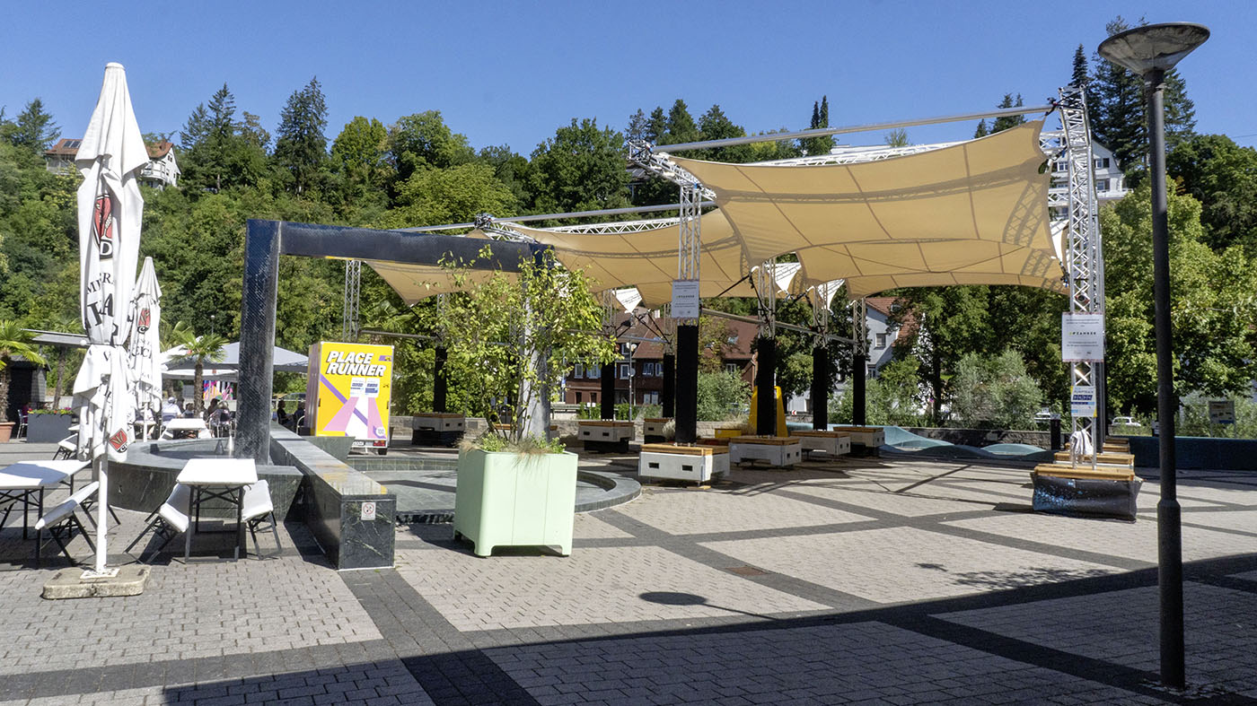 Outdoor-Fitnessgeräte am Willy-Brandt-Platz | © BJ. Lattner