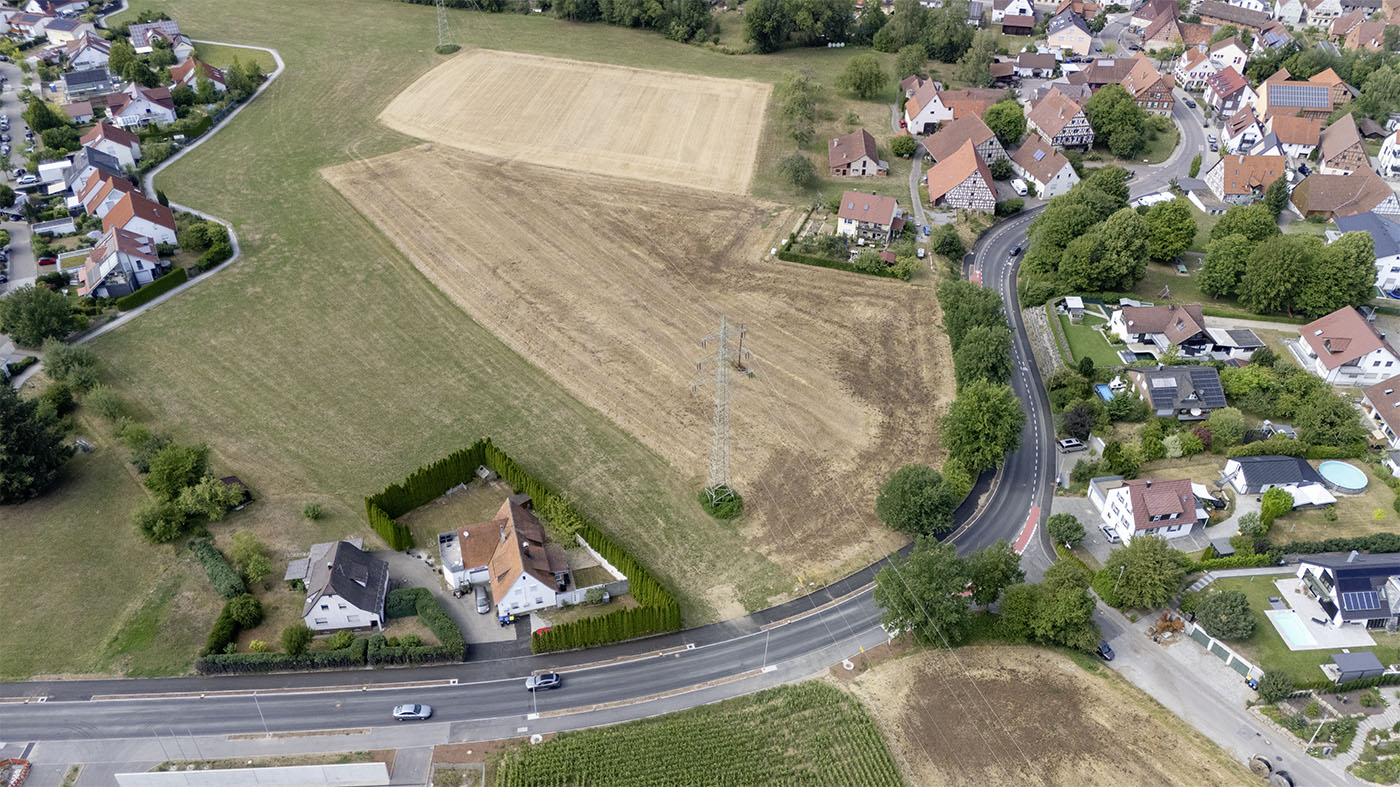 Verbindungsstraße zwischen Backnang- Heiningen und Waldrems | © BJ. Lattner