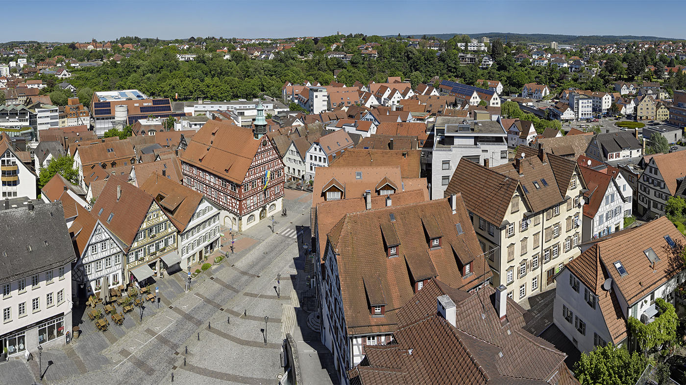 Panorama Altstadt Backnang | © BJ. Lattner