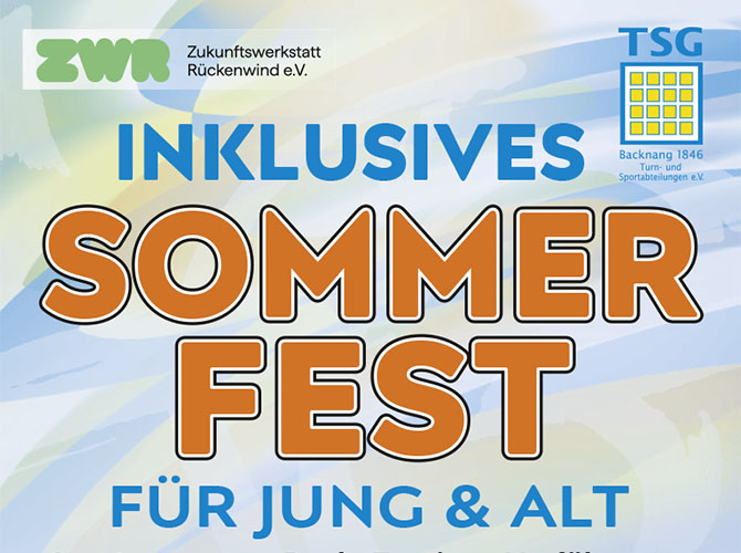 Plakat Sommerfest | © TSG Backnang 1846 TuS e. V.