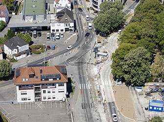 Baustelle KAWAG-Kreisel | © BJ. Lattner
