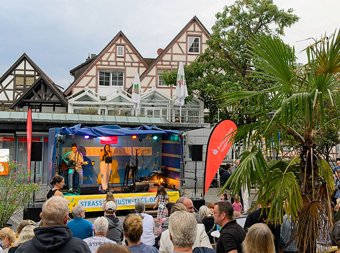 Backnanger Innenstadt wird zur Open-Air-Bühne | © Stephan Haase