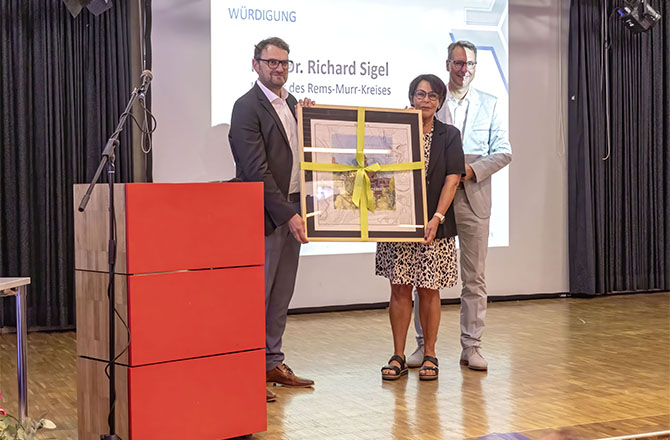 Benjamin Wahl, Dr. Isolde Fleuchaus, Dr. Richard Sigel | © BJ. Lattner