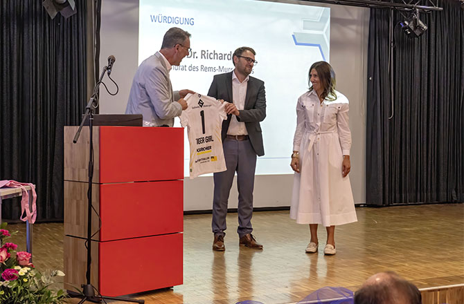 Dr. Richard Sigel, Benjamin Wahl, Melina Garof | © BJ. Lattneralo