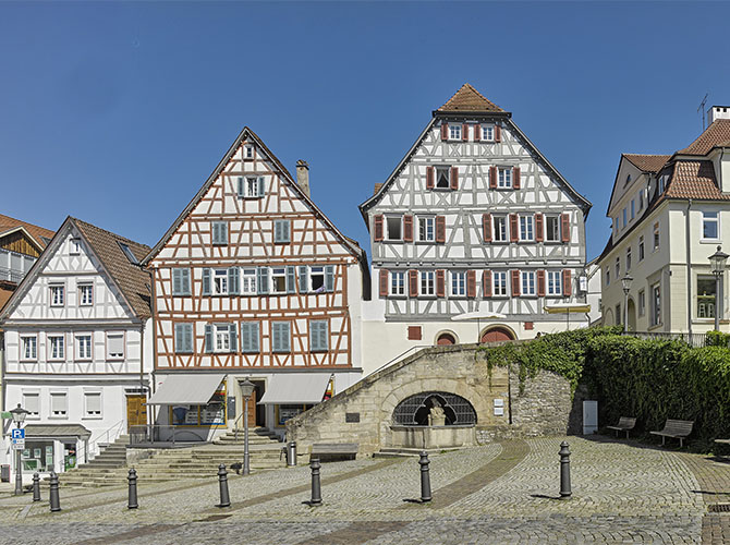 Panorama Marktplatz Backnang | © BJ. Lattner