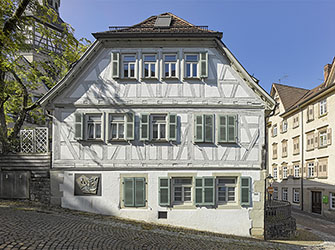 Ehemaliger Kellereifruchtkasten von 1596 | Ölberg 12, Backnang | © BJ. Lattner